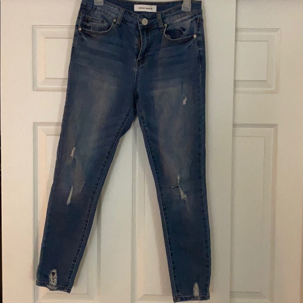 Medium Blue Skinny Jeans